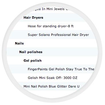 Categorize Items