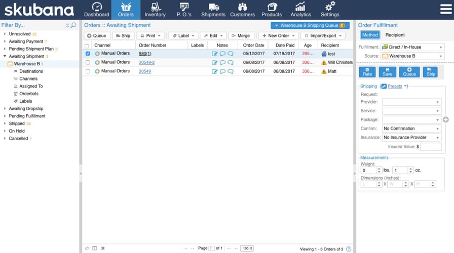 Skubana Inventory Tracking & Management
