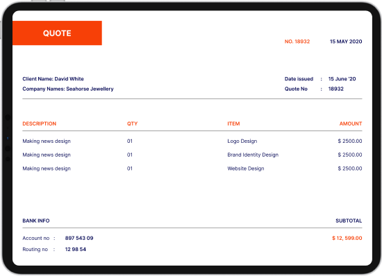 Create Professional Estimates and Quotes
