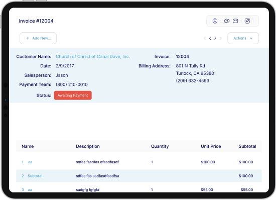 Track Your Invoices