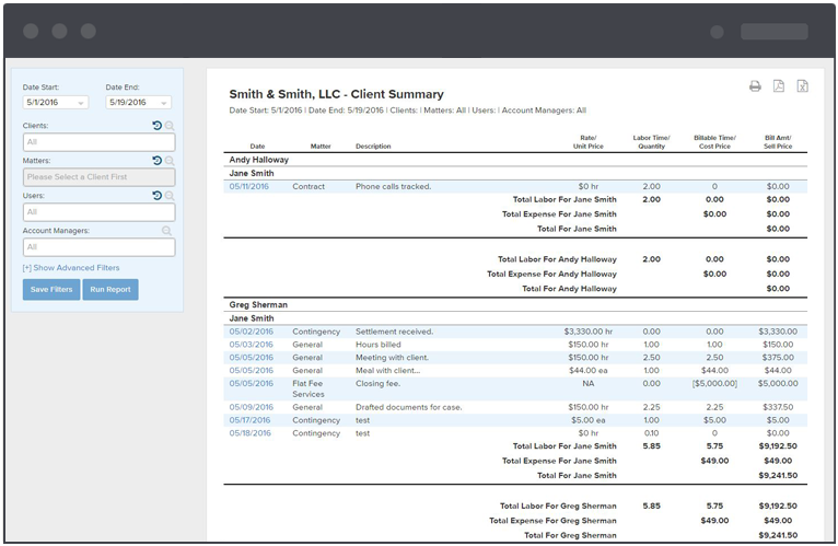 bill4time Reporting and Analytics