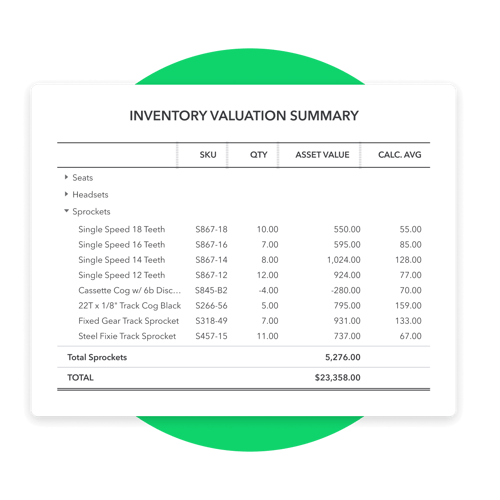 quickbooks Inventory Tracking