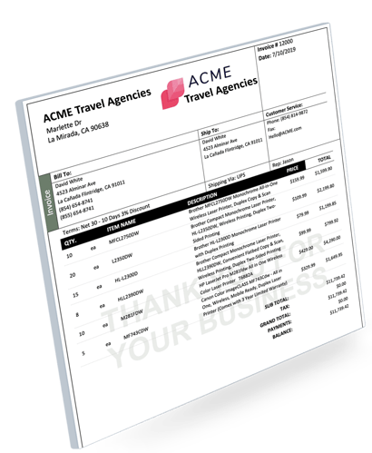 Invoicing System