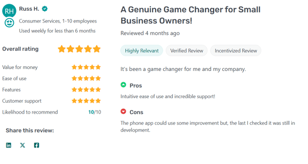 zarmoney average rating 3