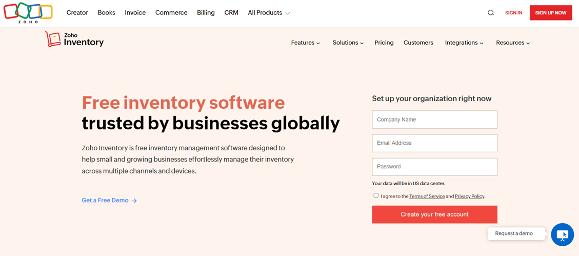 zoho inventory