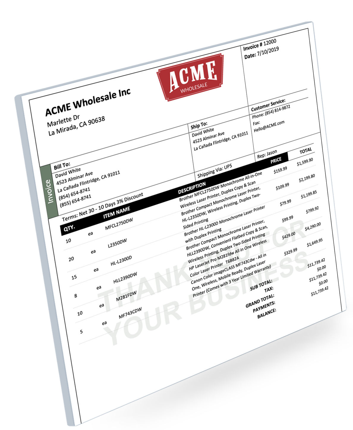 invoice-print
