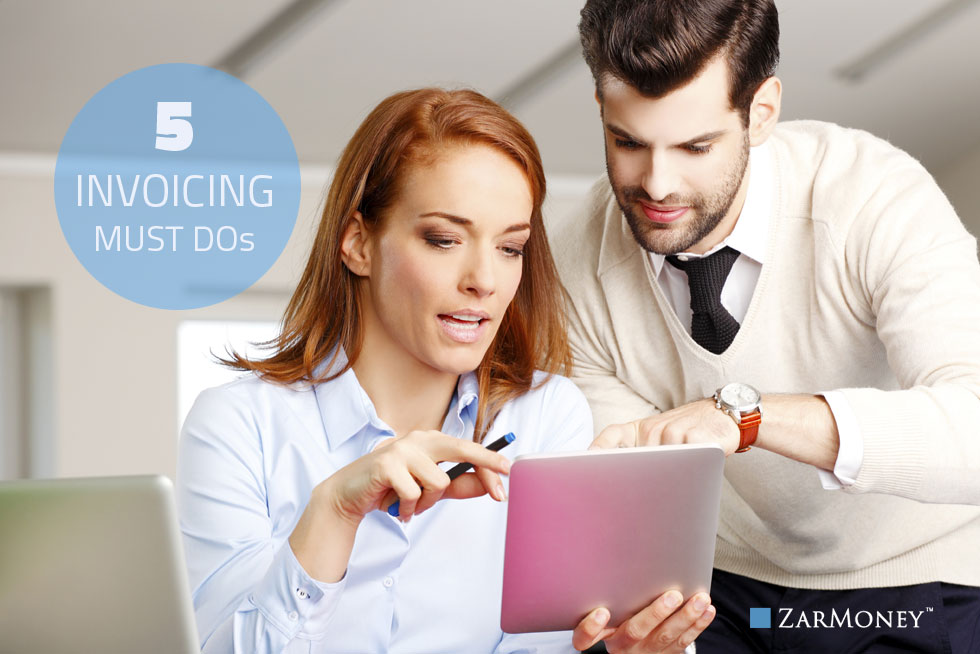 5 invoicing musts with ZarMoney
